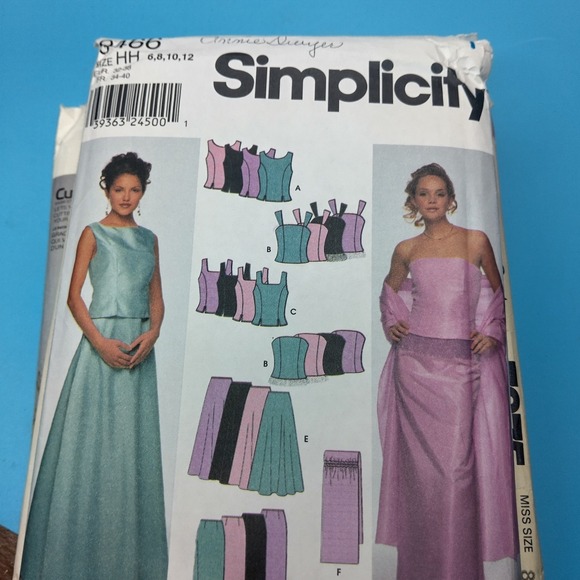 Vintage Sewing Pattern Lot Simplicity McCalls Dresses Blouses Skirts 70s 80s x10 - Picture 8 of 11